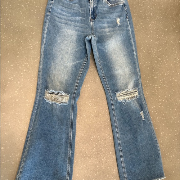 Distressed Blue Jeans for Women - Picture 1 of 3